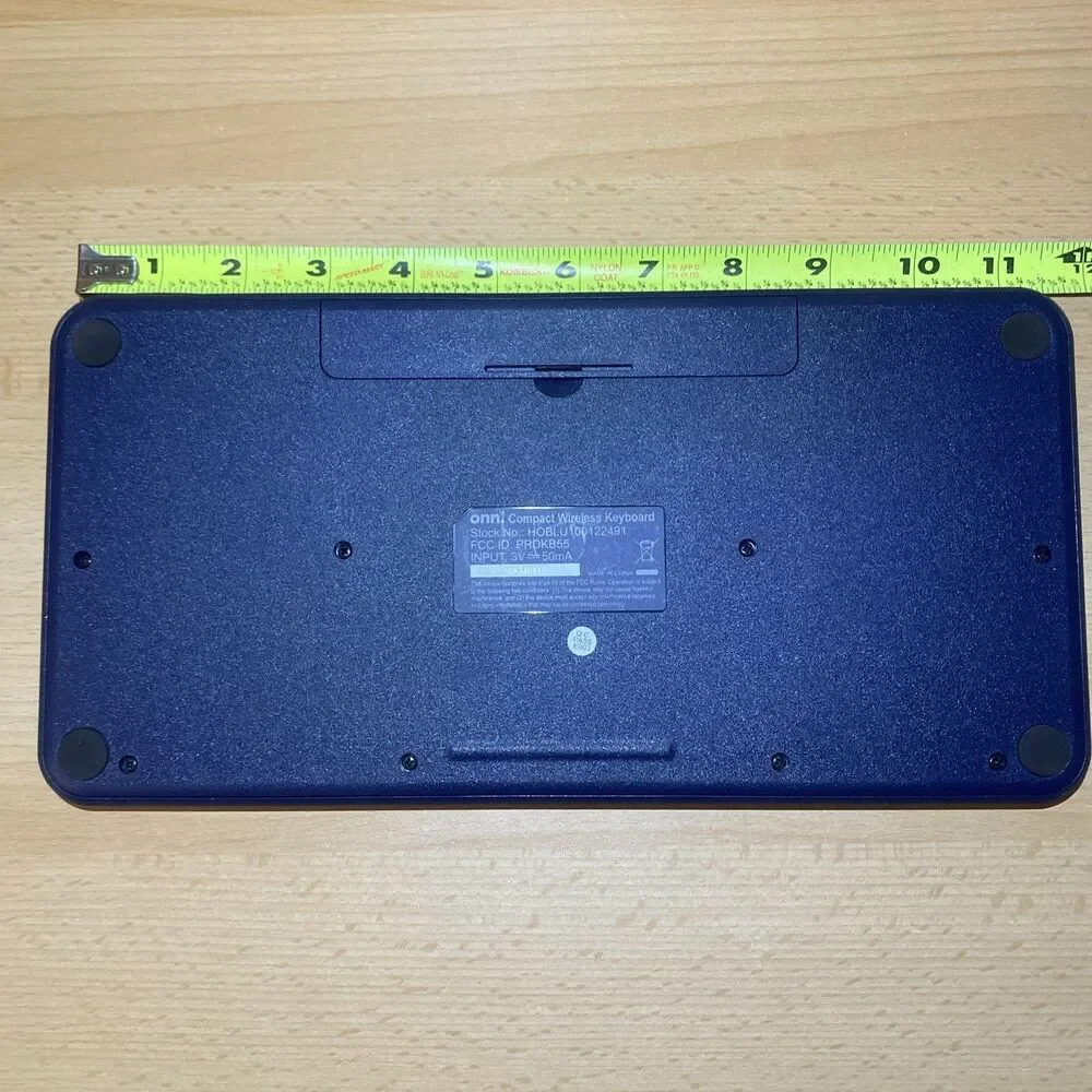 Mini Compact Wireless Keyboard Navy Compact Wireless Keyboard Onn NO DONGLE